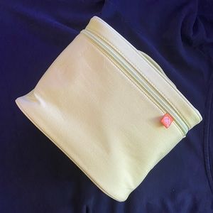 Lime green makeup case